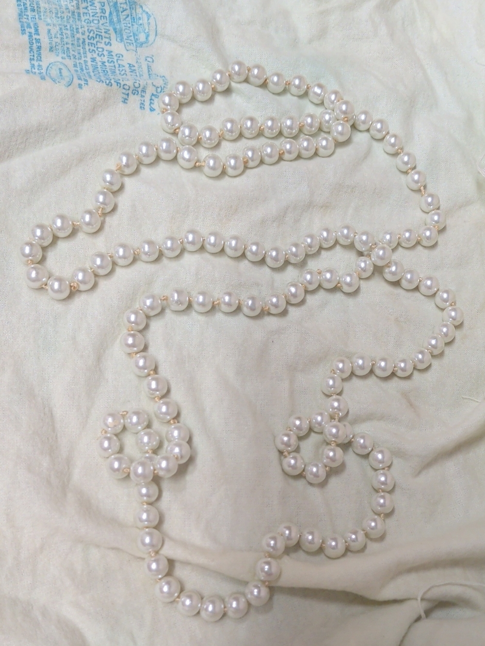 Classic White Pearl Strand Necklace - Women Jewelry 42"